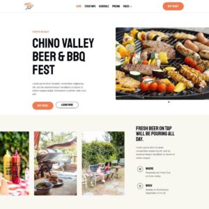 BBQ BEER Fest - Website Builder For WordPress