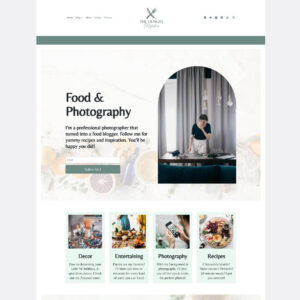 Food and Photography - Website Builder For WordPress