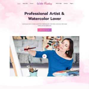 Water painting - Website Builder For WordPress